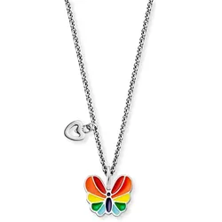 Engelsrufer Kinderkette SS25 HENS-HAPPY-BUTTERFLY - silber