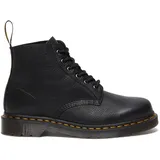 Dr. Martens 101 ungebundene Leder-Stiefeletten, modisch, schwarz, 43 EU - 43 EU