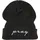 Mister Tee Pray Embroidery Beanie Schwarz