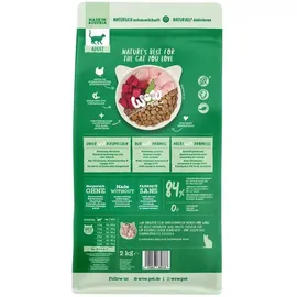 wow cat Trockenfutter Adult Huhn 2 x 2 kg