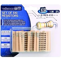 VELLEMAN K/RES-E12 Sortiment, axial bedrahtet 0.25 W 5% 1 Set