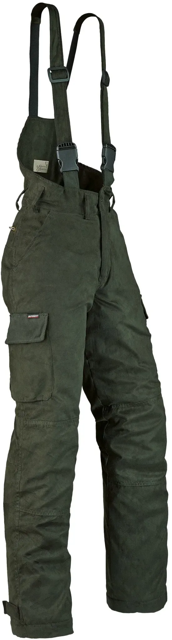 Hubertus Damen-Ansitzhose Microvelours, oliv-braun, 36
