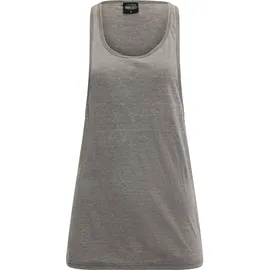 URBAN CLASSICS Ladies Loose Burnout Tank - Grau