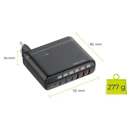 mobile origin MO-CH140-PW12, Drinnen, AC, Schwarz - Schwarz