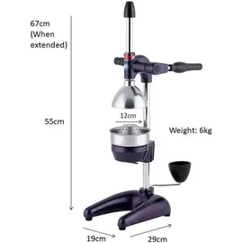 Can Can CanCan Professionelle Hand Saftpresse lila/pink