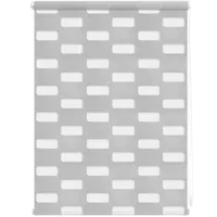 Lichtblick Doppelrollo Arena 60 x 150 cm grau