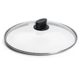 WOLL Eco Lite Sicherheitsglasdeckel, rund, Ø 28 cm, transparent