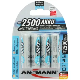 Ansmann NiMH Mignon AA Typ 2500 4 St.