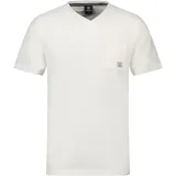LERROS T-Shirt V-Ausschnitt Brusttasche, für Herren T-Shirt mit » BROKEN WHITE, - XL