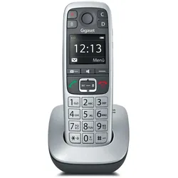 Gigaset E560 Telefon DECT-Telefon Anrufer-Identifikation Schwarz, Silber