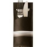 Papstar 86700 Papiertüte schwarz weiß,