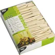 Papstar Spieß Golf 9 cm braun 250 Stück Bambus