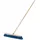 Kadax Straßenbesen mit langem Stiel Holz/Nylon Blau 60 cm