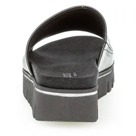Gabor Pantolette, Plateau, Sommerschuh, Schlappen in Komfortschuhweite G (weit) schwarz 37 EU (4 UK)