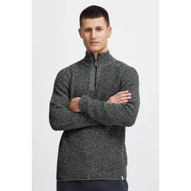 !Solid Troyer SOLID "Troyer SDKotch", Herren, Gr. L, grau (dunkelgrau melange), Obermaterial: 100% Baumwolle CO recyc.., Pullover Troyer