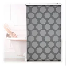Relaxdays Duschrollo 100 x 240 cm grau