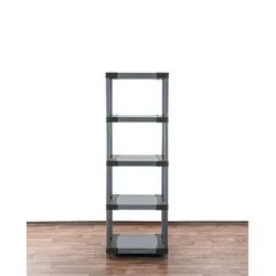 PROREGAL Kunststoffregal BIG GREY BEAR Tall, HxBxT 180x70x46cm, Fachlast 160kg, Grau Kunststoff-Regal Euro-Regal Stecksystem Lagerregal