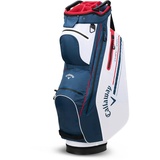 Callaway Golf Chev Dry 14 wasserdichte Cartbag 2024, Marineblau Weiß Rot