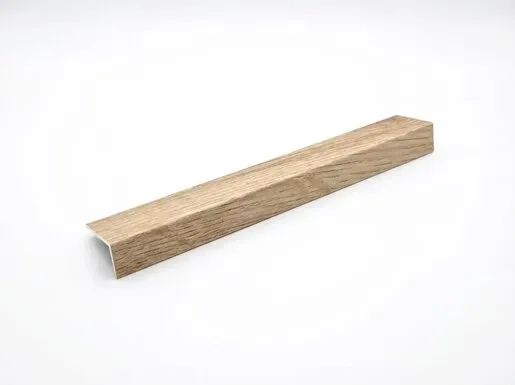 L-Abschlussprofil Havos Hickory Eiche matt, Aluminium Länge 270 cm, Kantenhöhe 9 mm, ALDH9270