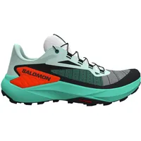 Salomon Genesis Bay/Electric Green/Cherry Tomato UK 6 - Grün