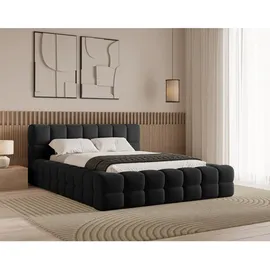 chilly möbel Verona 180 x 200 cm Schwarz