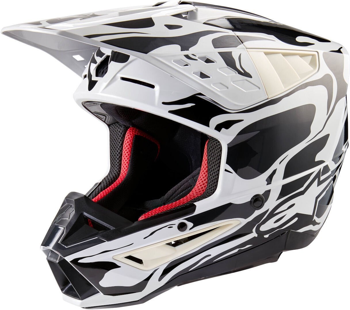 Alpinestars S-M5 Mineral 2024 Motorcross helm, grijs, M Voorman