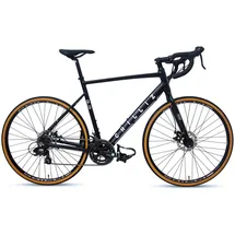 chilliz Gravelbike 28 Zoll GL.01 schwarz-matt Rahmenhöhe 54 cm Damen Herren 14 Gänge mech. Scheibenbremse - Schwarz
