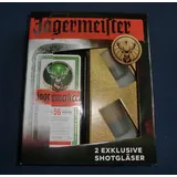 30€/L Jägermeister Kräuterlikör inkl. 2 Shotgläser 0,7L 35%Vol.Alk. Limitiert