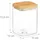 Relaxdays Vorratsglas eckig 900 ml 3 St.