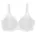 Damen Minimizer-BH Modern Soft Cotton W01 mit Bügel ohne Polsterung Verstellbare Träger 95E Weiß 95E