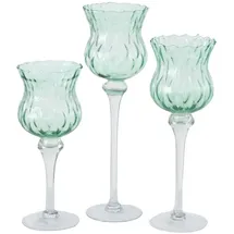 Boltze Windlicht Manou Glas grün