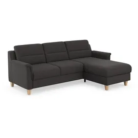 sit&more Ecksofa SIT & MORE "Farö L-Form", grau (fango), B:234cm H:90cm T:168cm, Sofas, Ecksofa, inklusive Federkern, wahlweise mit Bettfunktion und Bettkasten