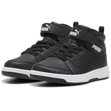 Puma Rebound V6 Mid Wtr Ac+ Ps Sneaker, Black White, 35 EU