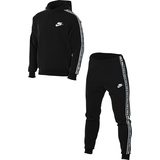 Nike Club Trainingsanzug Black/White XL