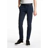 Lindbergh "Chinos slim fit Herren, Gr. 33, Länge 32, blau (navy), Obermaterial: 98% Baumwolle, 2% Elasthan, unifarben, slim fit, Hosen