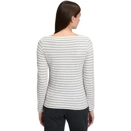 Betty & Co Ringelshirt Weiß/Grau XL