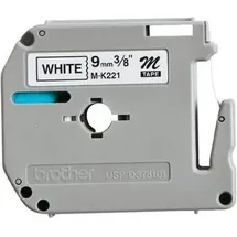 Brother M-K221BZ schwarz auf weiß 0,9cm x 8m