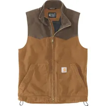 CARHARTT Montana Duck Weste Herren, Carhartt brown/coffee, XXL