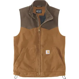 CARHARTT Montana Duck Weste Herren, Carhartt brown/coffee, XXL