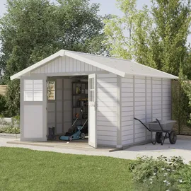 Grosfillex Deco 11 3,55 x 3,15 m weiß/grüngrau