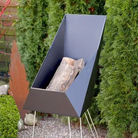 VASNER Merive M4 Feuerkorb mittelhoch eckig Schwarz