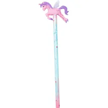 Die Spiegelburg COPPENRATH 14988 Bleistift mit Topper, Einhorn-Paradies, sortiert,