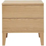 miliboo Skandinavischer Nachttisch aus hellem Holz Freddy