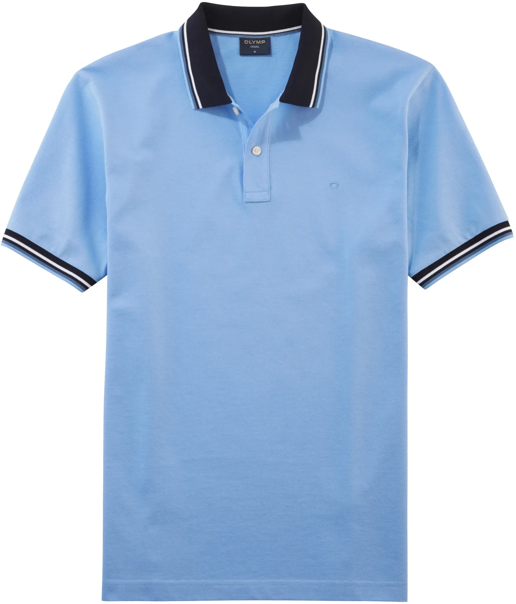 OLYMP Poloshirt »Casual«, farbliche Kontrast-Details OLYMP hellblau XXXL