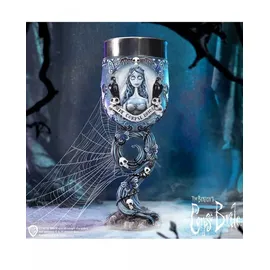 Nemesis Now Corpse Bride Kelch Emily 21 cm - Blau/Silber/Schwarz