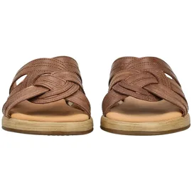 Gabor Pantolette GABOR "Rhodos", Damen, Gr. 39, braun Glattleder, Schuhe Pantolette,