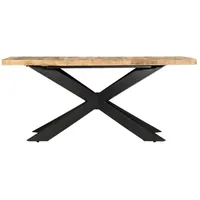 VidaXL Esstisch 180 x 90 x 76 cm Raues