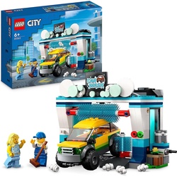 LEGO® Konstruktions-Spielset City - Autowaschanlage mit Spielzeugauto (60362), (243 St)