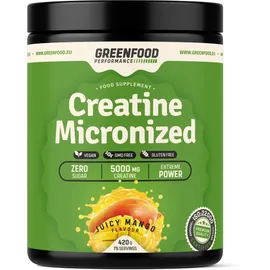 GreenFood Nutrition Performance Creatine Micronized 420g Juicy Mango