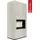 Kratki Floki Box 8 kW Stahl/Naturali Pietra Di Savoia Perla